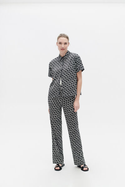 Pantalón Pmarcel negro mujer