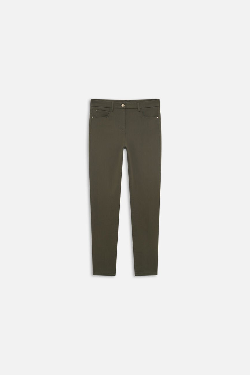 Broek tony khakigroen vrouw