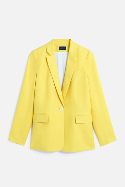 Giacca vcelesta giallo donna