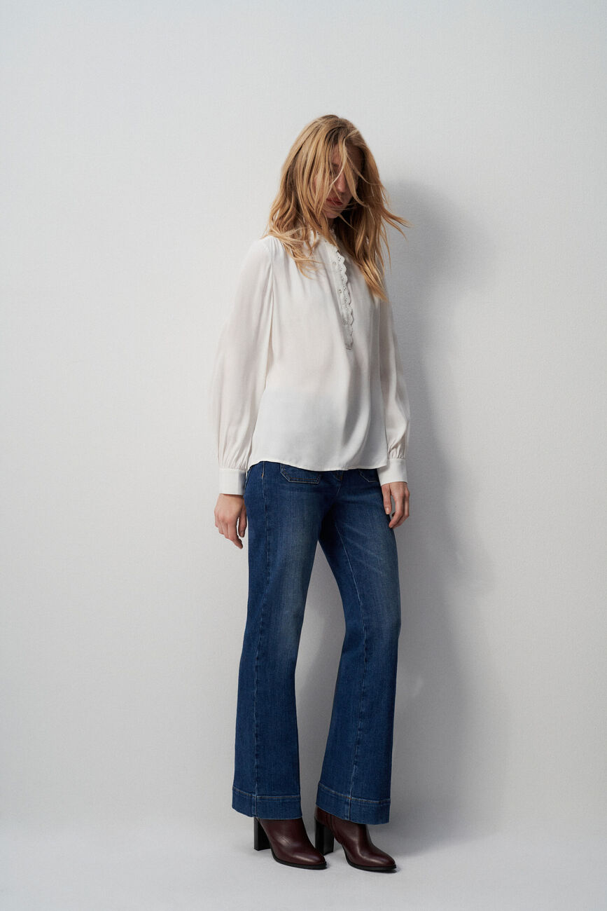 charlie blouse ivory woman