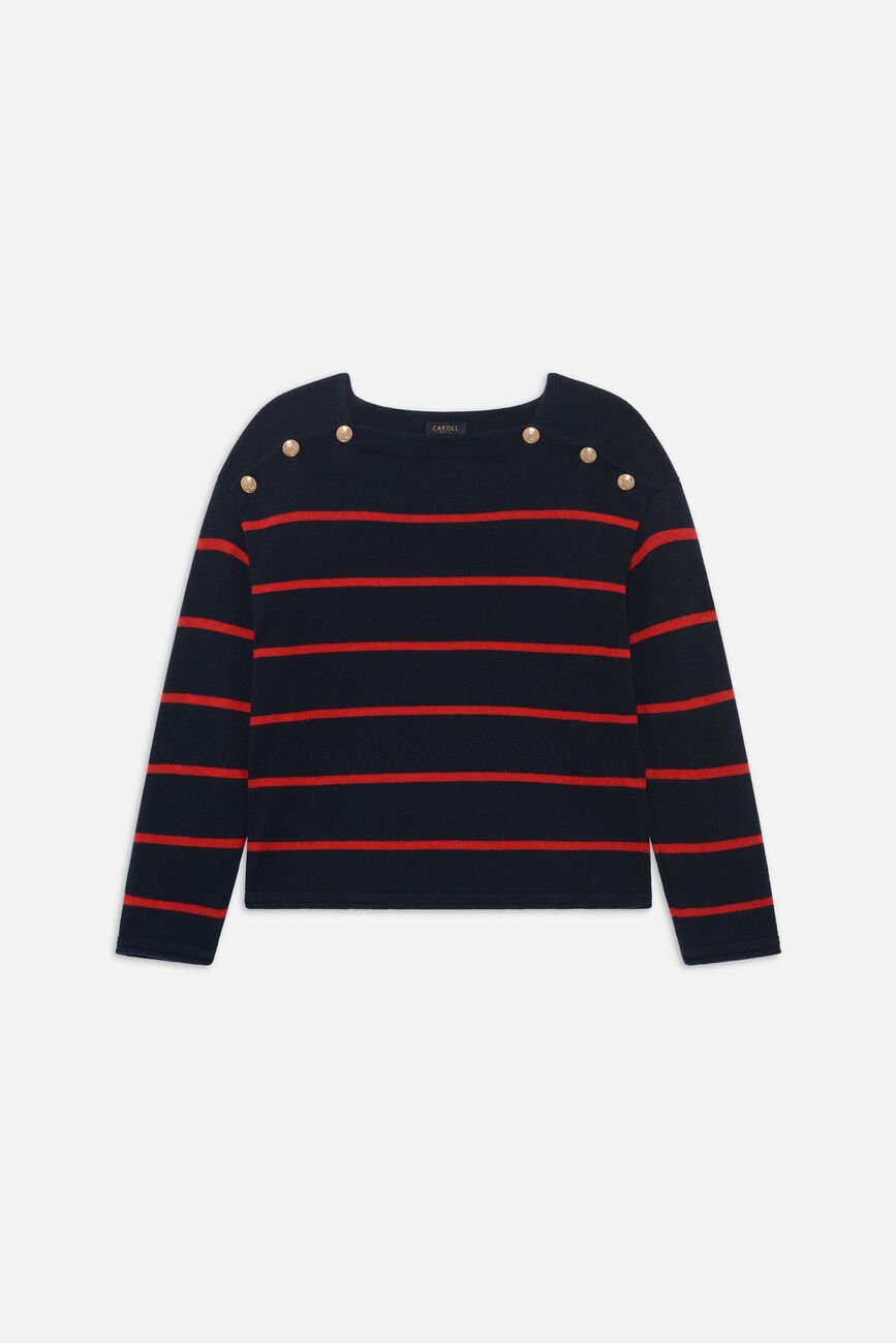 Mloic sweater navy blue woman