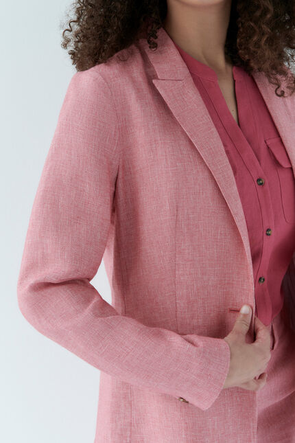 Veste volcan rouge foncé femme