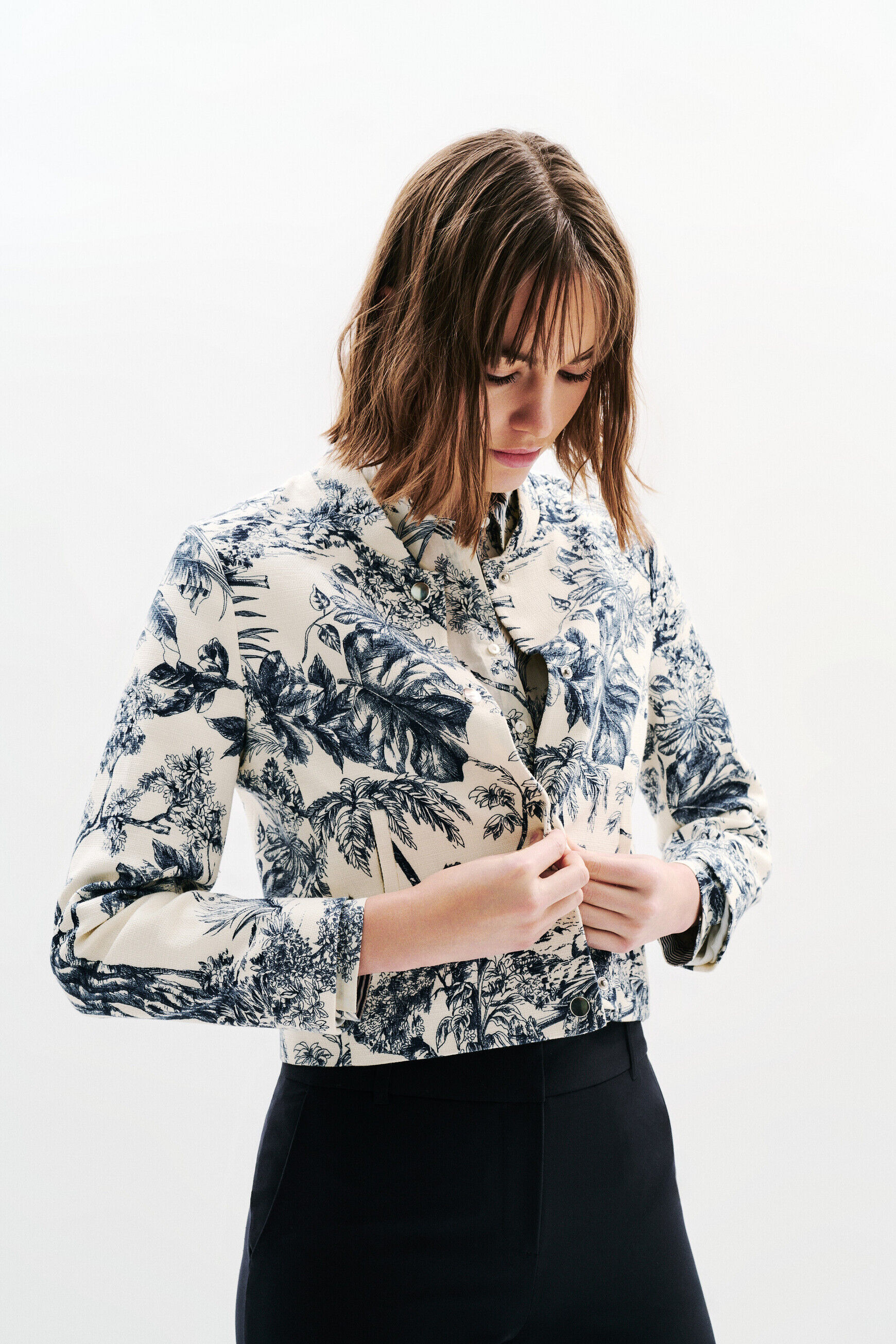Veste vienna bleu marine femme