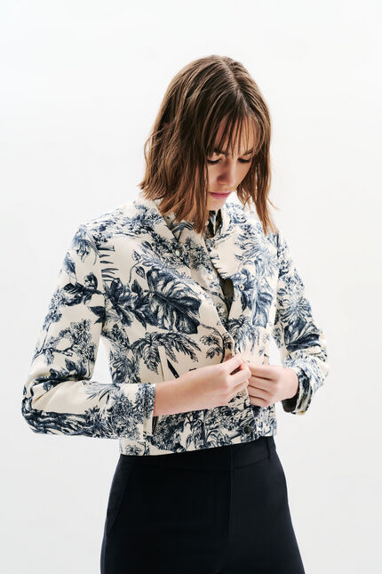 Veste vienna bleu marine femme