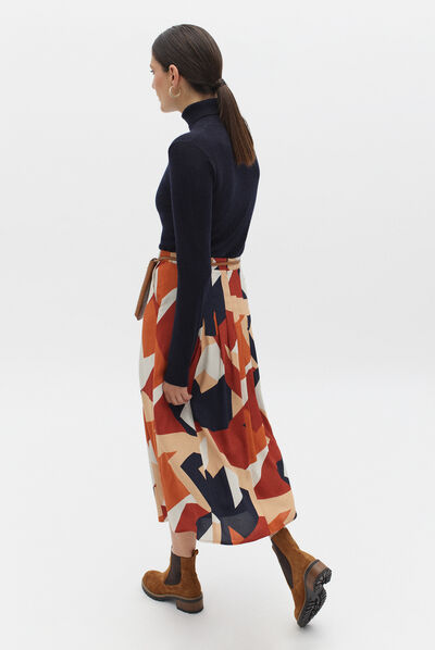 jupe madeleine couleur cuivre femme