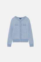 Mleonie waistcoat baby blue denim woman