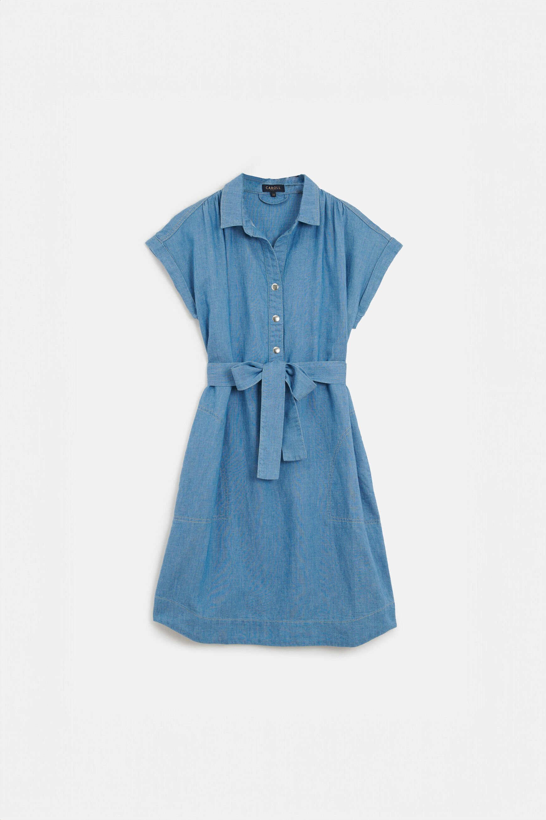 robe kelly denim baby bleu femme