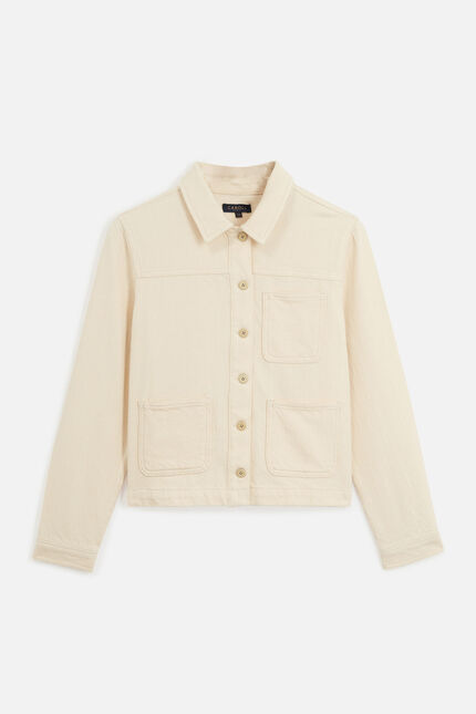 veste minata ivoire femme