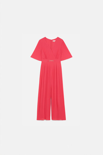 Combinaison paulette rose fushia femme