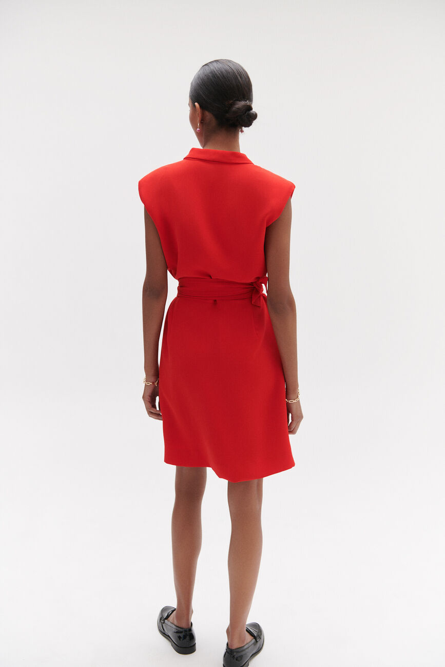 Wickelkleid Zina rot damen