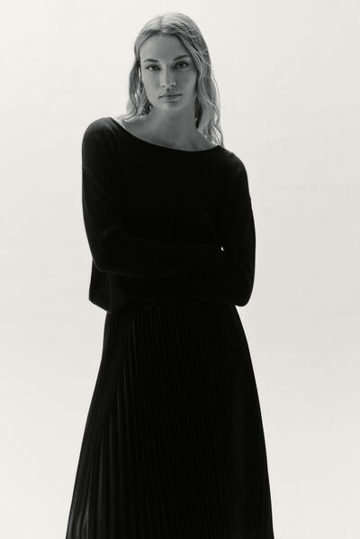 jupe amelia black noir femme