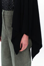 Hera 100% cashmere poncho black woman