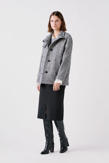 Manteau Gomain noir femme