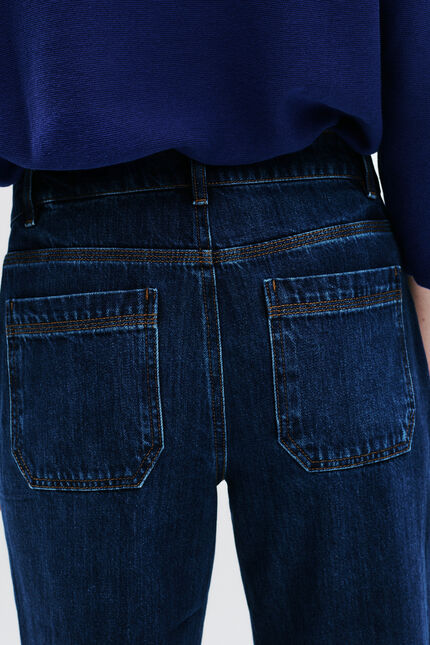 Broek Perkins denim double stone vrouw