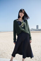 Jalentina skirt navy blue woman