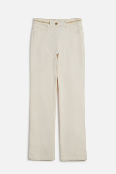 Pantalon pmalcolm ecru femme