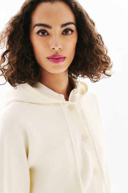 Gilet Monsina ecru femme