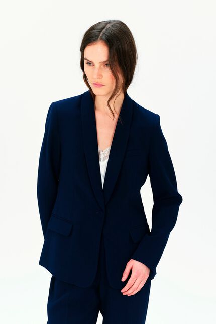 Veste vjanissa bleu marine femme