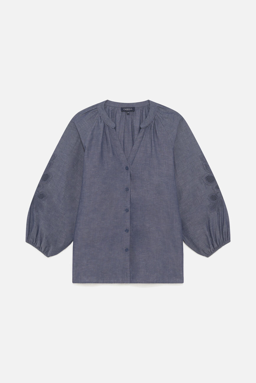 Camicia Caubie blu navy donna