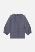 Caubie shirt navy blue woman