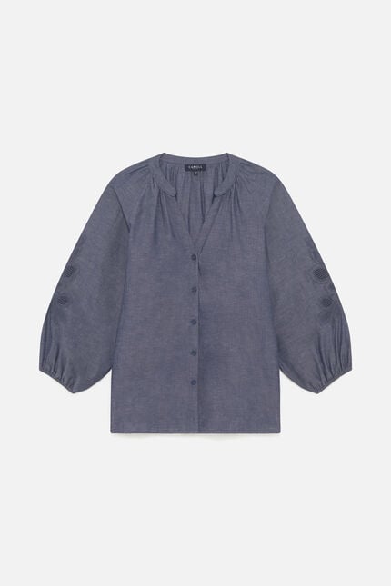 Caubie-Hemd marineblau damen