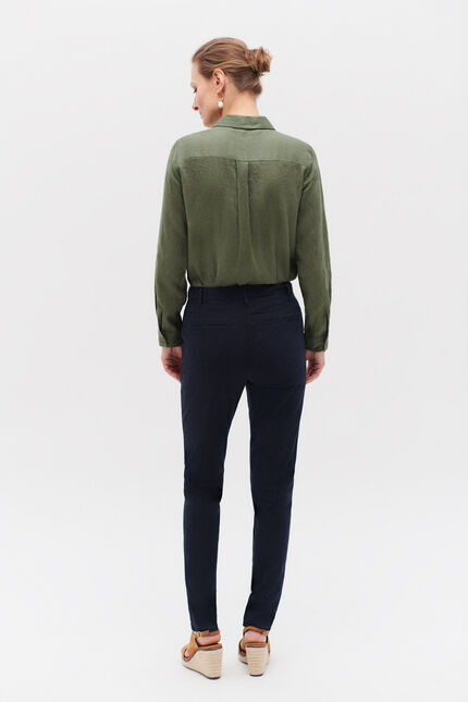 Broek Adelmo marineblauw vrouw