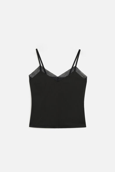 canotta clea nero donna