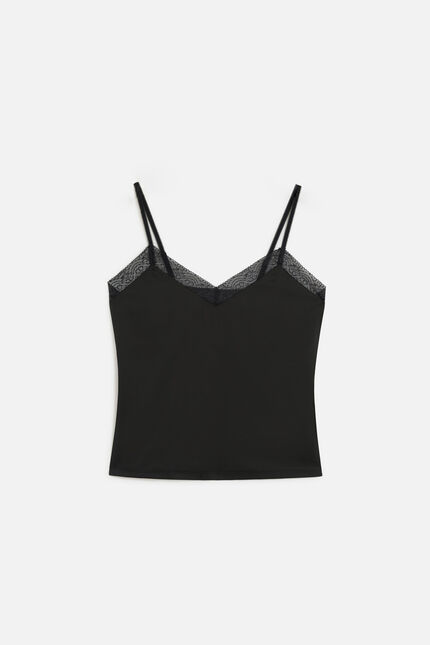 caraco clea noir femme