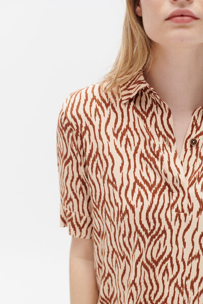 Tshirt matilde marron fonce femme