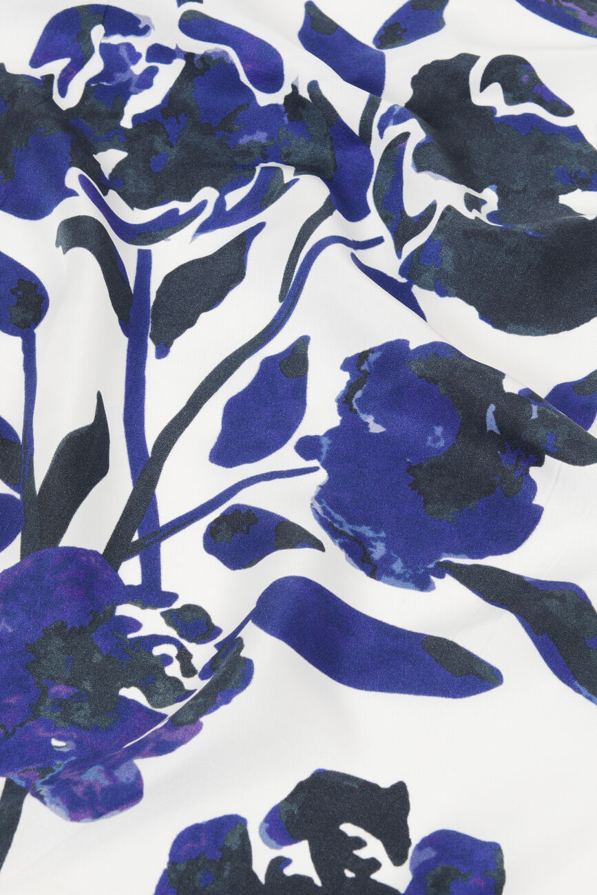 Foulard Laetitia 100% soie noir femme