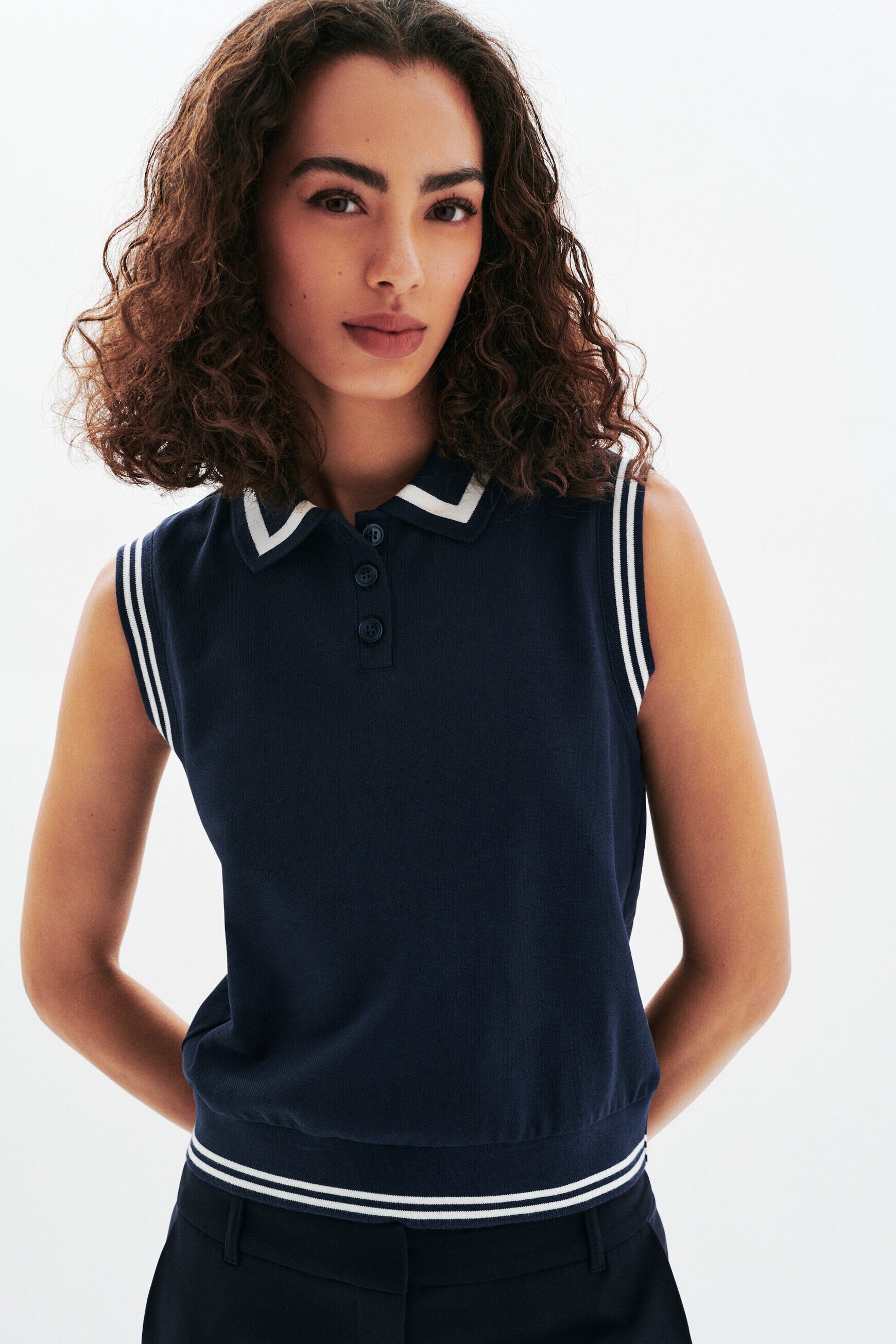 T-shirt tennis bleu marine femme