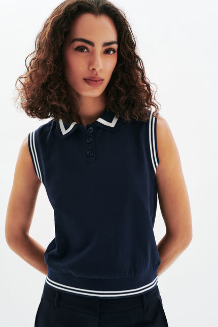 T-shirt tennis blu navy donna