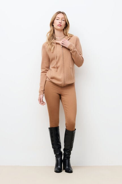 Vest Basila camel vrouw