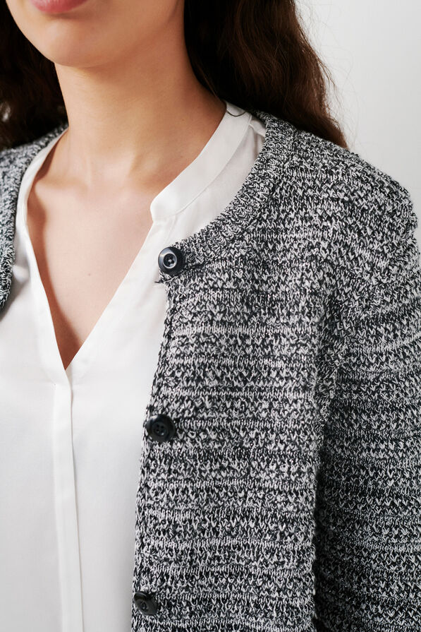 Gilet cecile noir femme