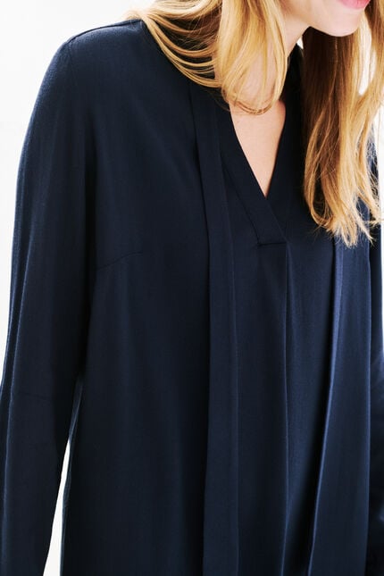 Romette dress navy blue woman