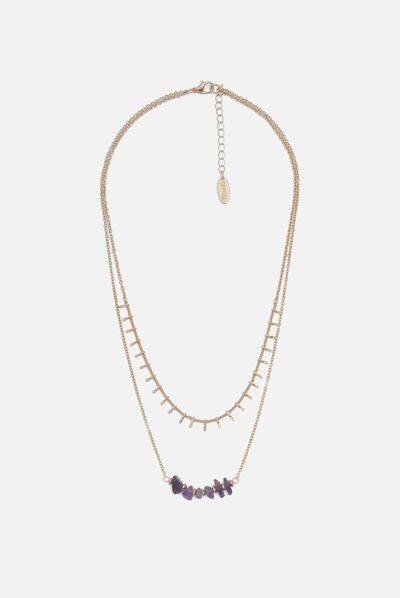 collier albane couleur or femme