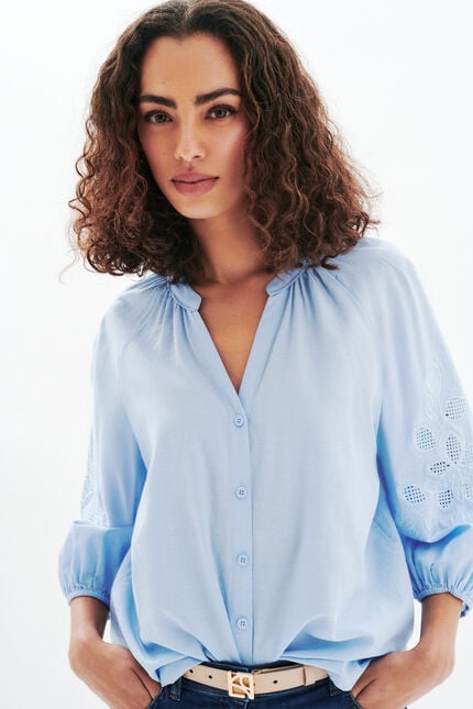 Caubie-Hemd himmelblau damen