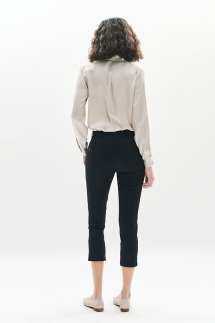 pantacourt mason noir femme