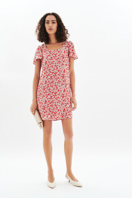 Robe Rufina rouge femme