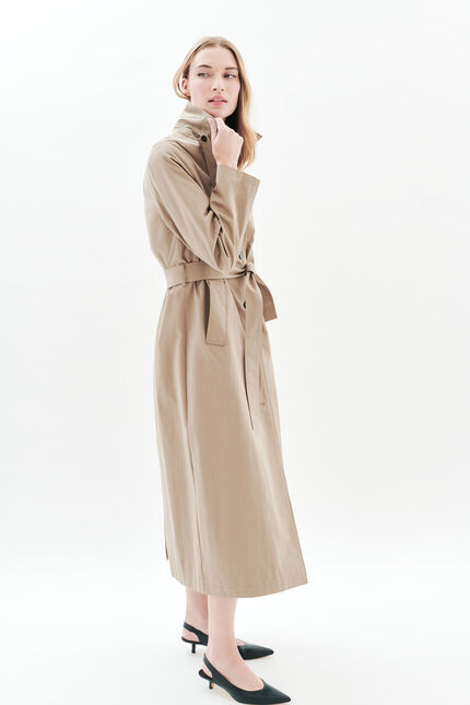 Trench Gelisolo taupe femme