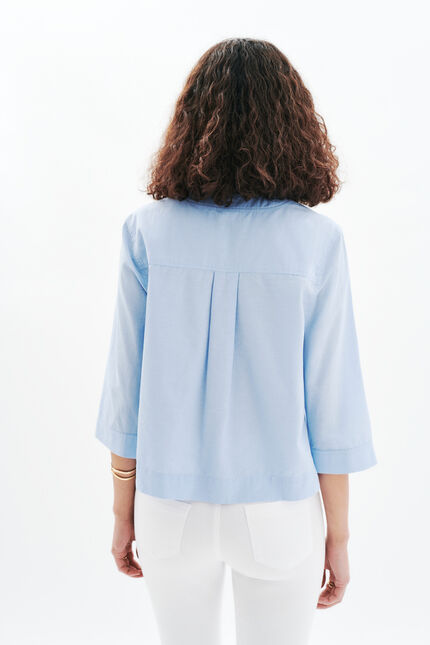 Camicia Calisa celeste donna