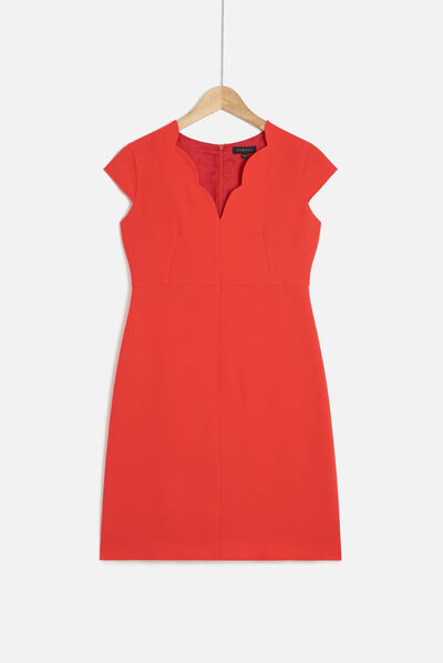 robe structuree myra rouge femme