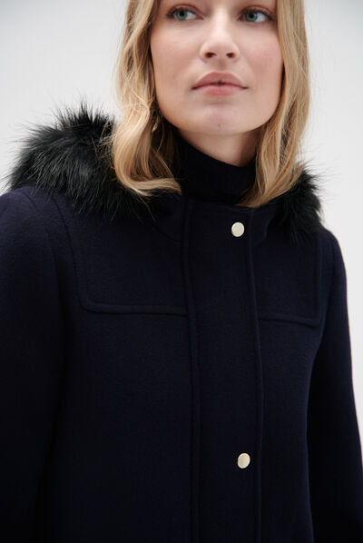 manteau orlando bleu marine femme