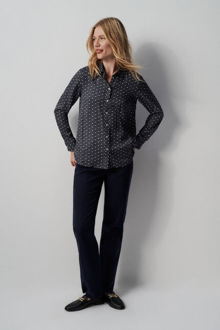 navy blue woman