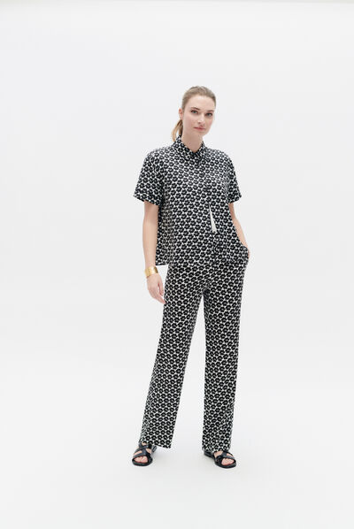 Camisa Cmeline preto mulher