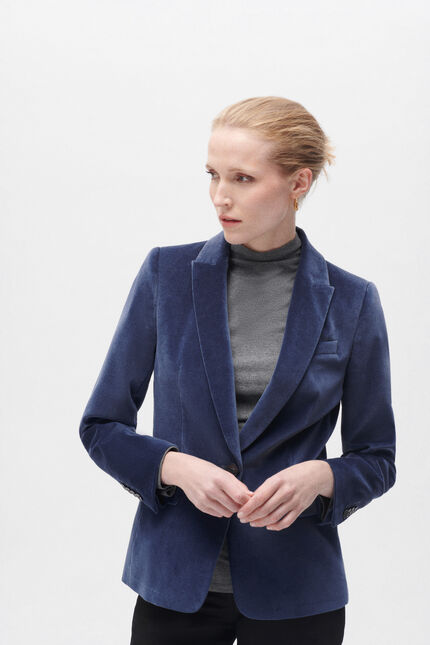 Blazer Aurora blu navy donna