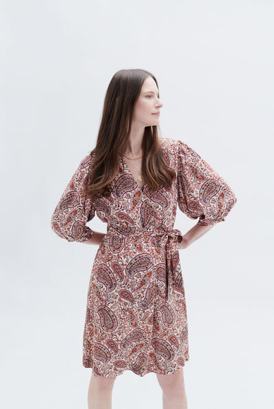 Vestido Riley cámel mujer