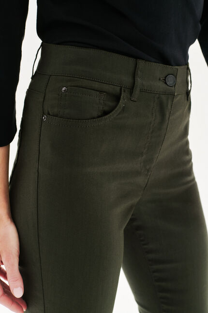 Hochgeschnittene Hose Pbradley khakigrün damen