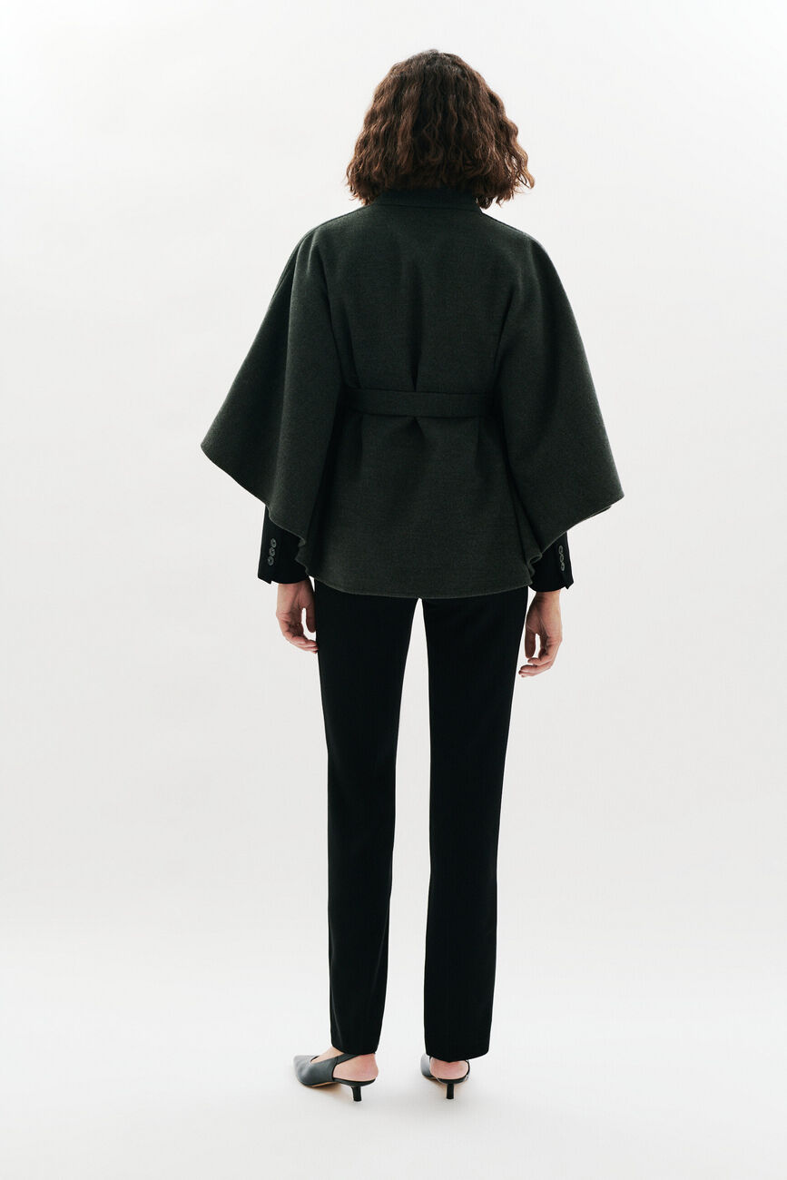 Poncho Hacaro grau damen