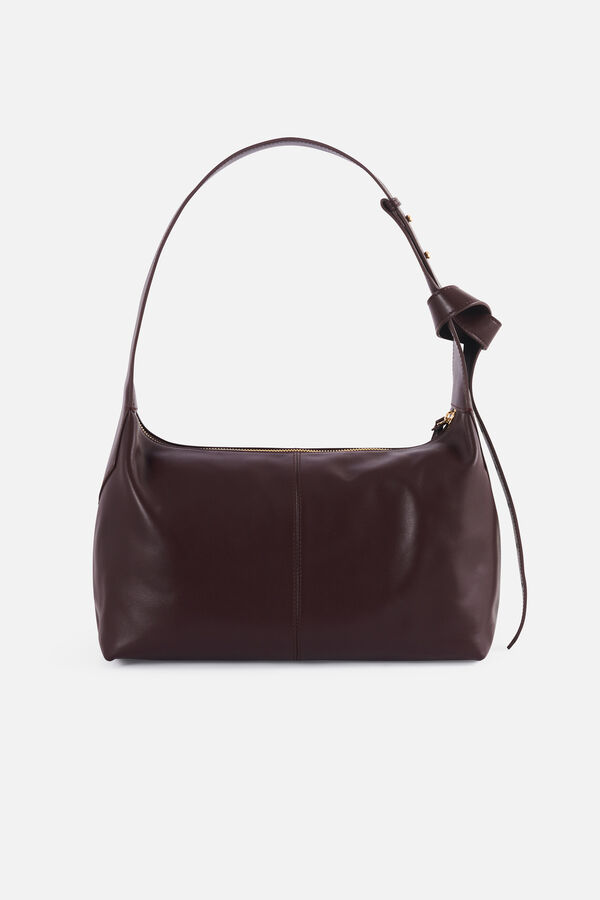 Soane en cuir naturel tas donkerbruin vrouw